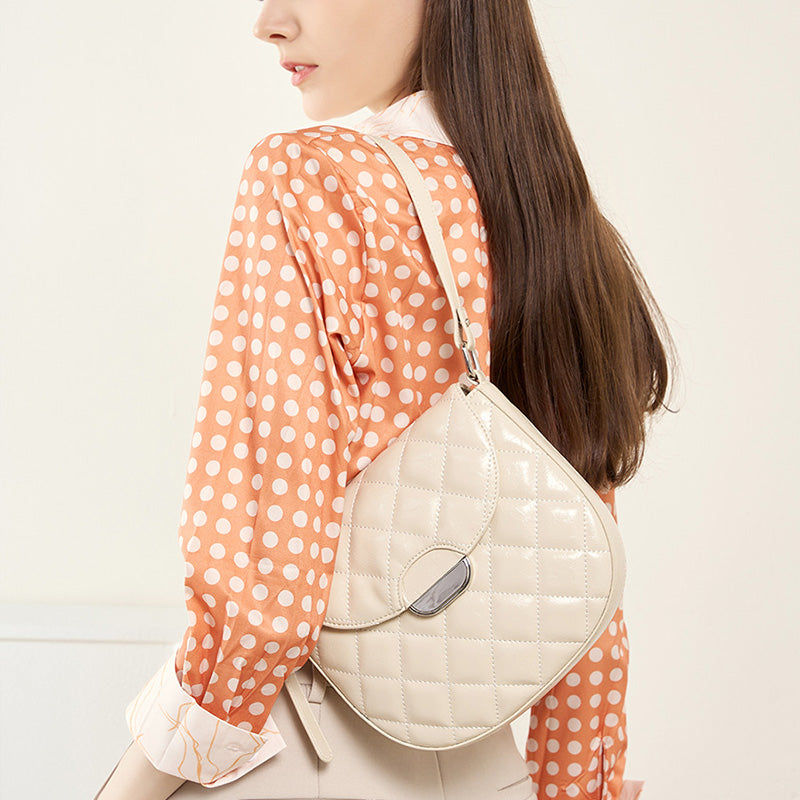 Women Fashion Minimalism Leather Casual Shoulder Bag-RAIIFY