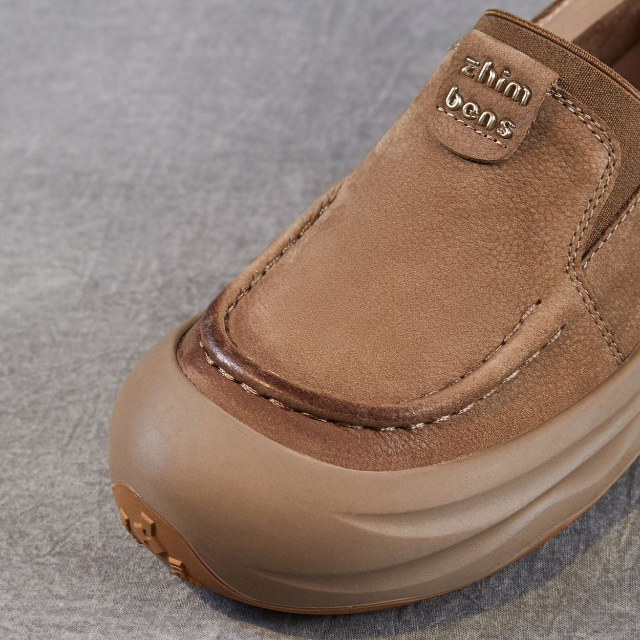 Women's Retro Suede Leather Slip-on Loafers-RAIIFY