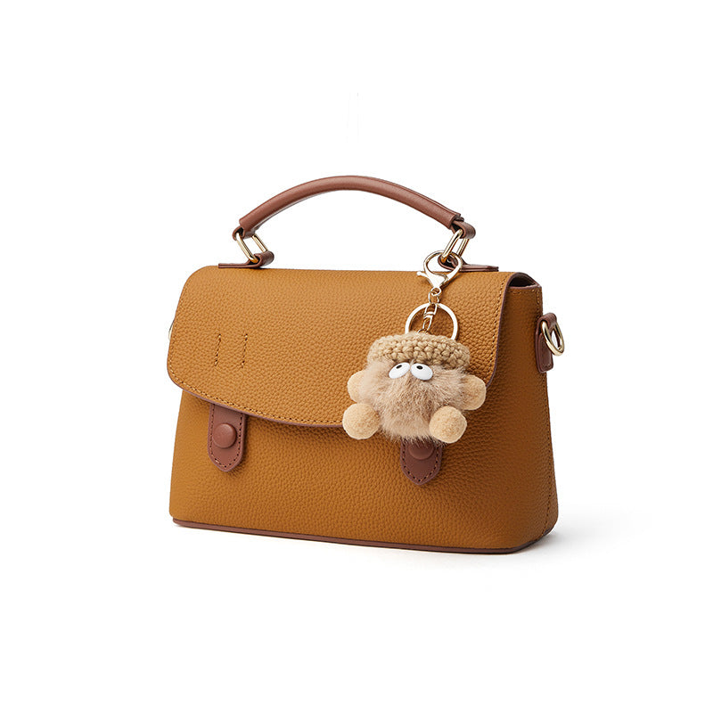 Women’s Fashion Cute Leather Satchel Bag-RAIIFY
