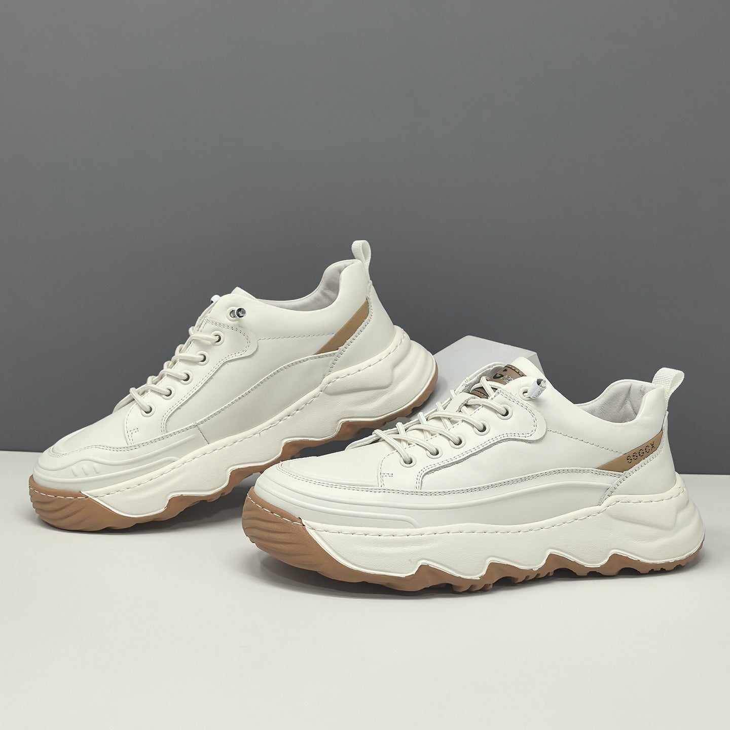 Men's Fashion Genuine Leather Slip-on Casual Shoes-RAIIFY