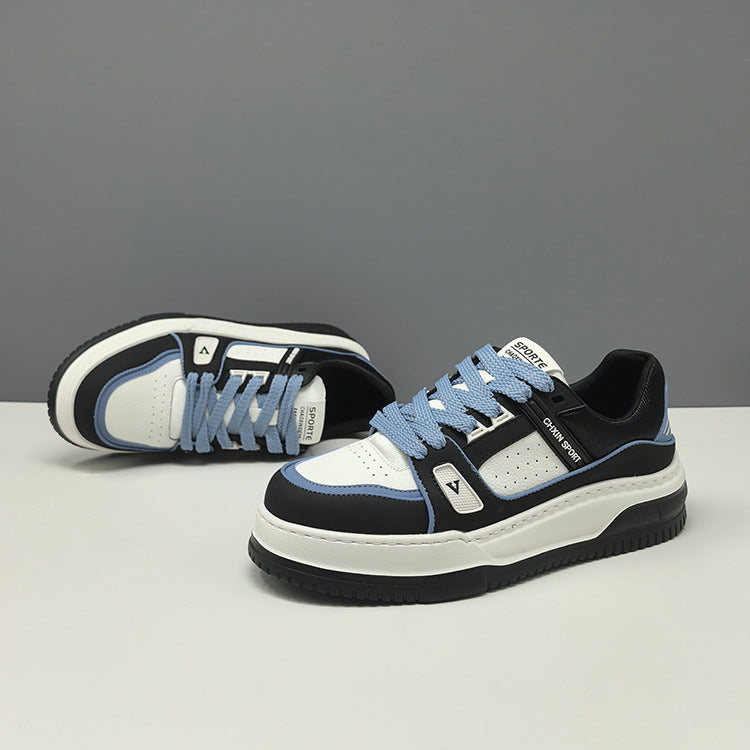 Men's Stylish Breathable Leather Casual Sneakers-RAIIFY