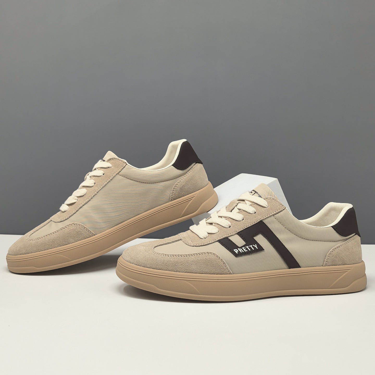 Men's Chic Patchwork Breathable Flat Casual Versatile Shoes-RAIIFY