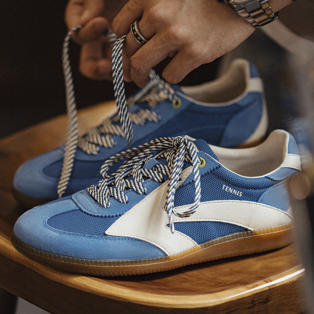 Men's Fashion Color Matching Canvas Training Sneakers-RAIIFY