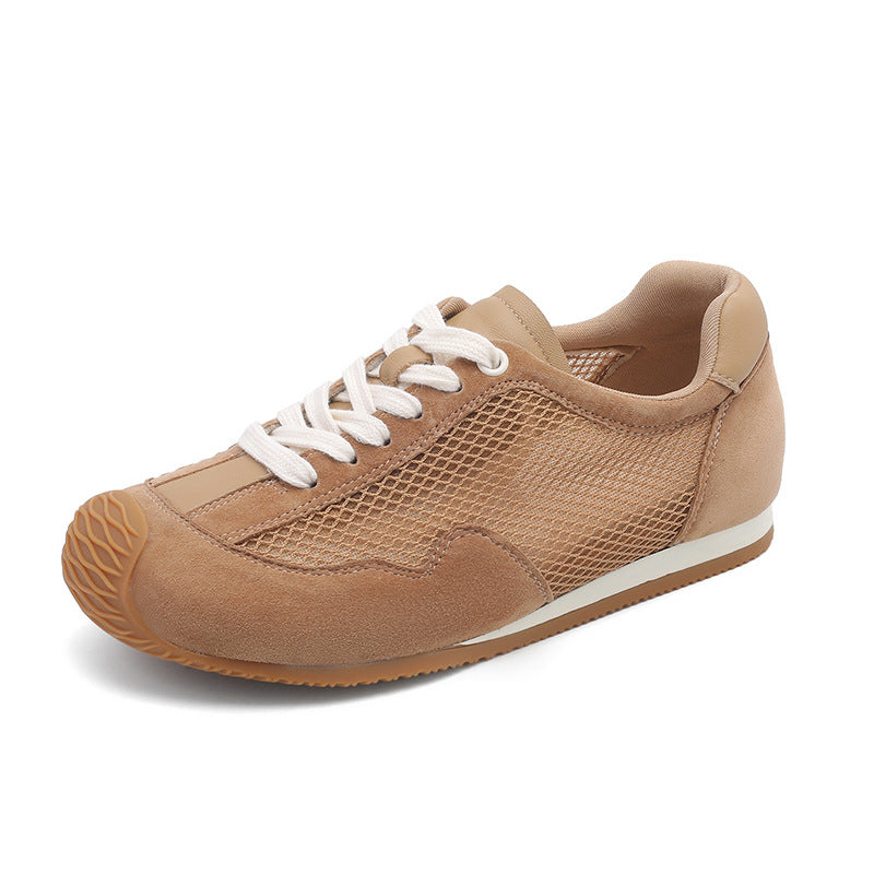 Women Retro Hollow Mesh Flat Casual Shoes-RAIIFY