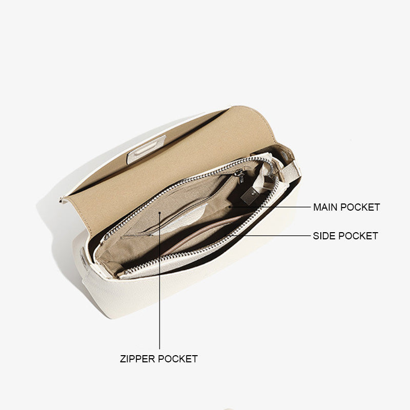 Women's Top-grain Leather Cross Body Bag-RAIIFY