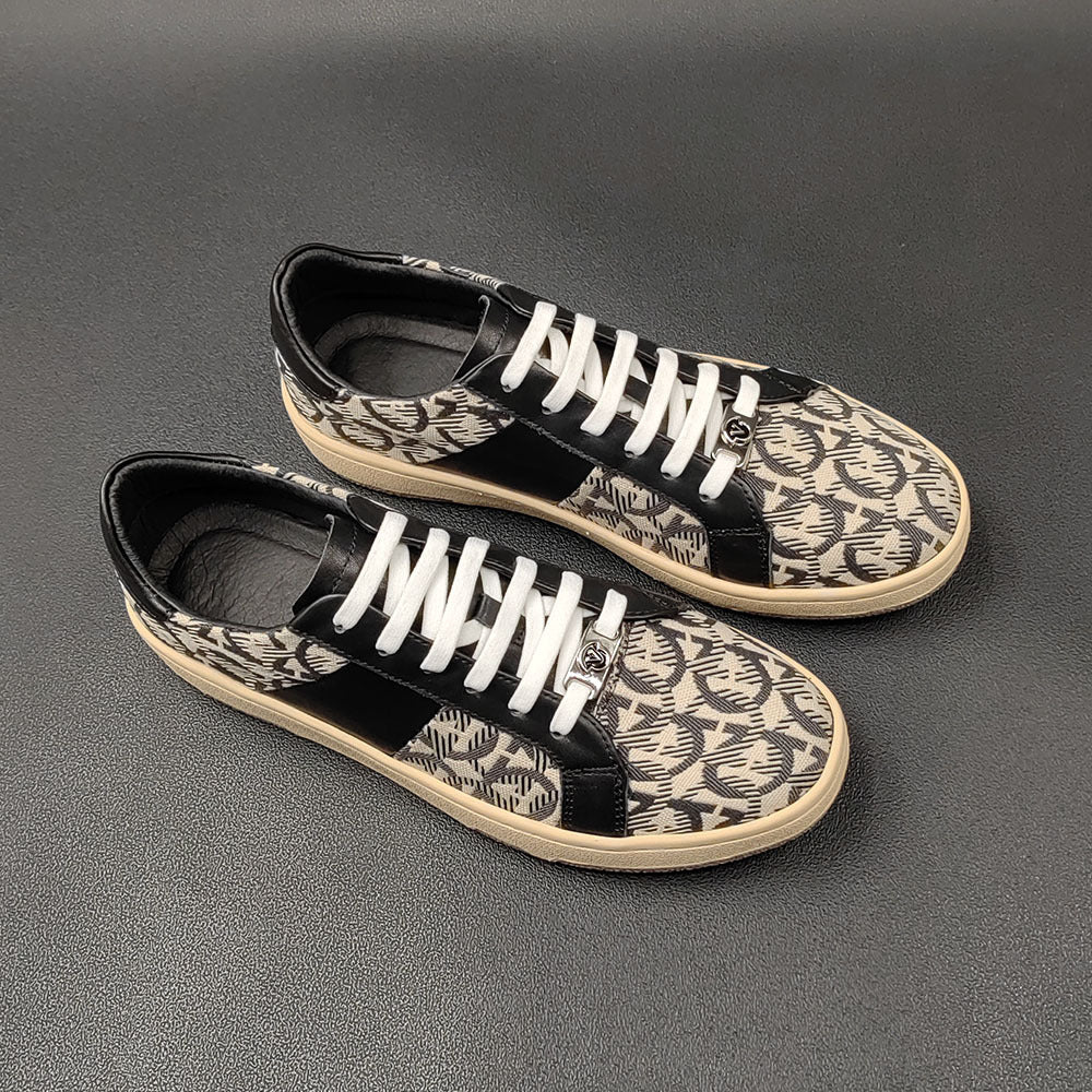 Men Fashion Patchwork Stylish Flat Casual Shoes-RAIIFY