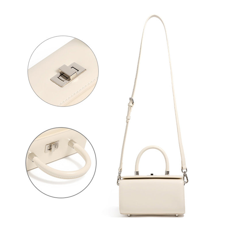 Women Minimalism Fashion Cowhide Casual Square Purse-RAIIFY