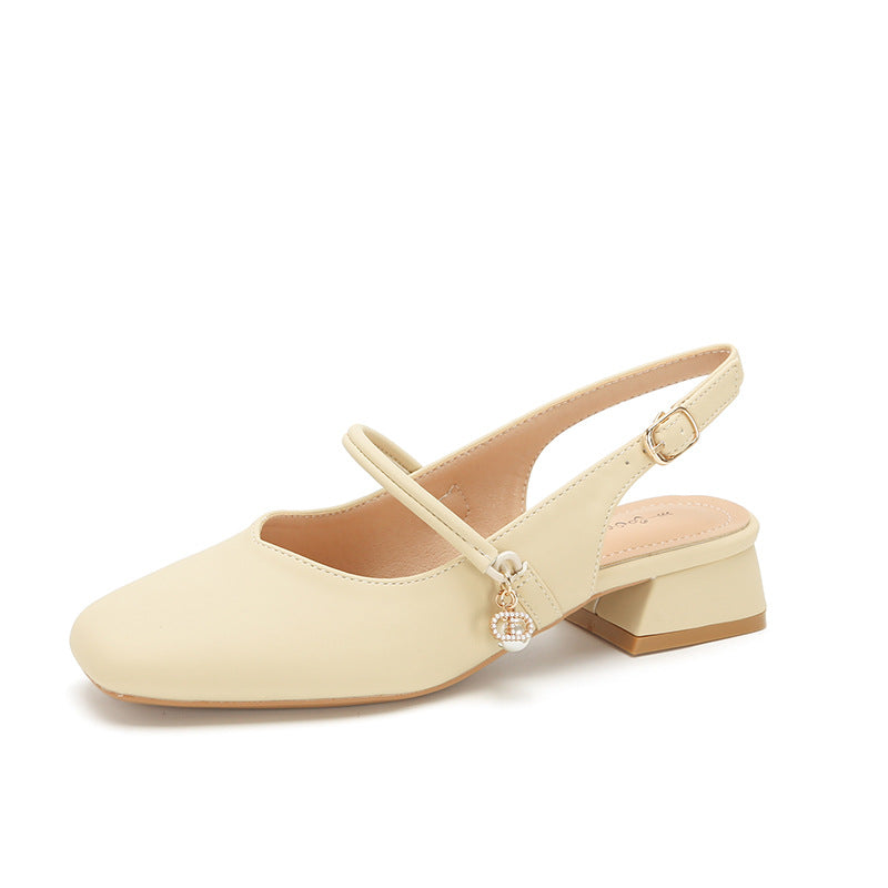 Women Retro Minimalism Close Toe Casual Sandals-RAIIFY