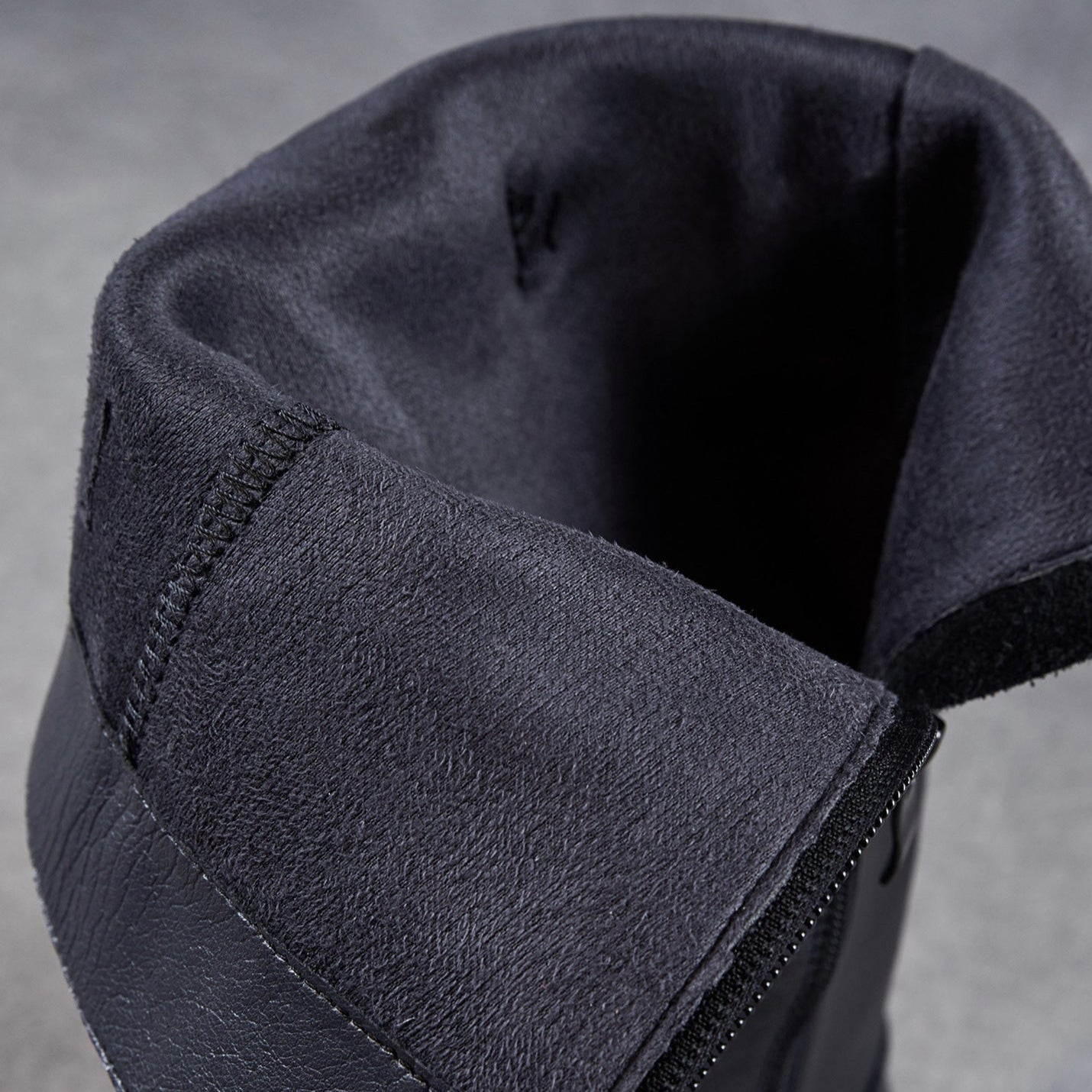 Women's Plain Soft Cowhide Comfort Riding Boots-RAIIFY