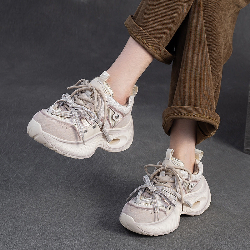 Women's Fashion Breathable Chunky Platform Sneakers-RAIIFY