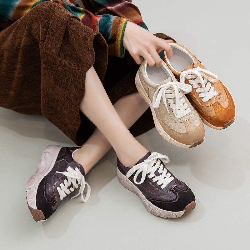 Women's Durable Genuine Leather Casual Shoes-RAIIFY