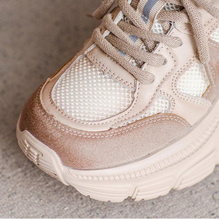 Women's Fashion Breathable Mesh Casual Platform Sneakers-RAIIFY