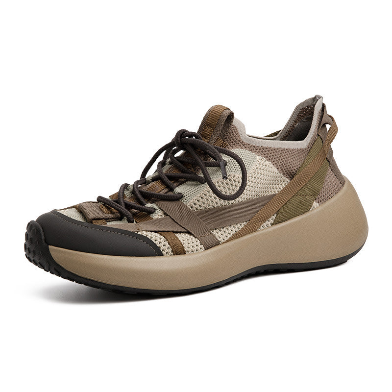 Men Fashion Breathable Mesh Canvas Casual Sneakers-RAIIFY