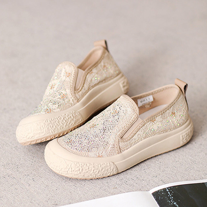 Women Summer Breathable Casual Flats Shoes-RAIIFY
