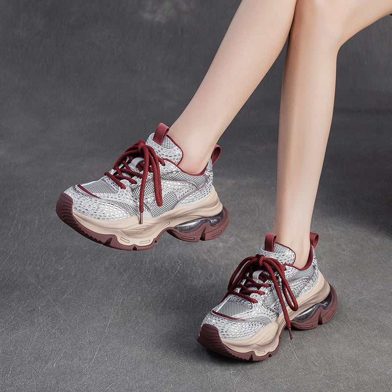 Women's Fashion Breathable Chunky Platform Sneakers-RAIIFY