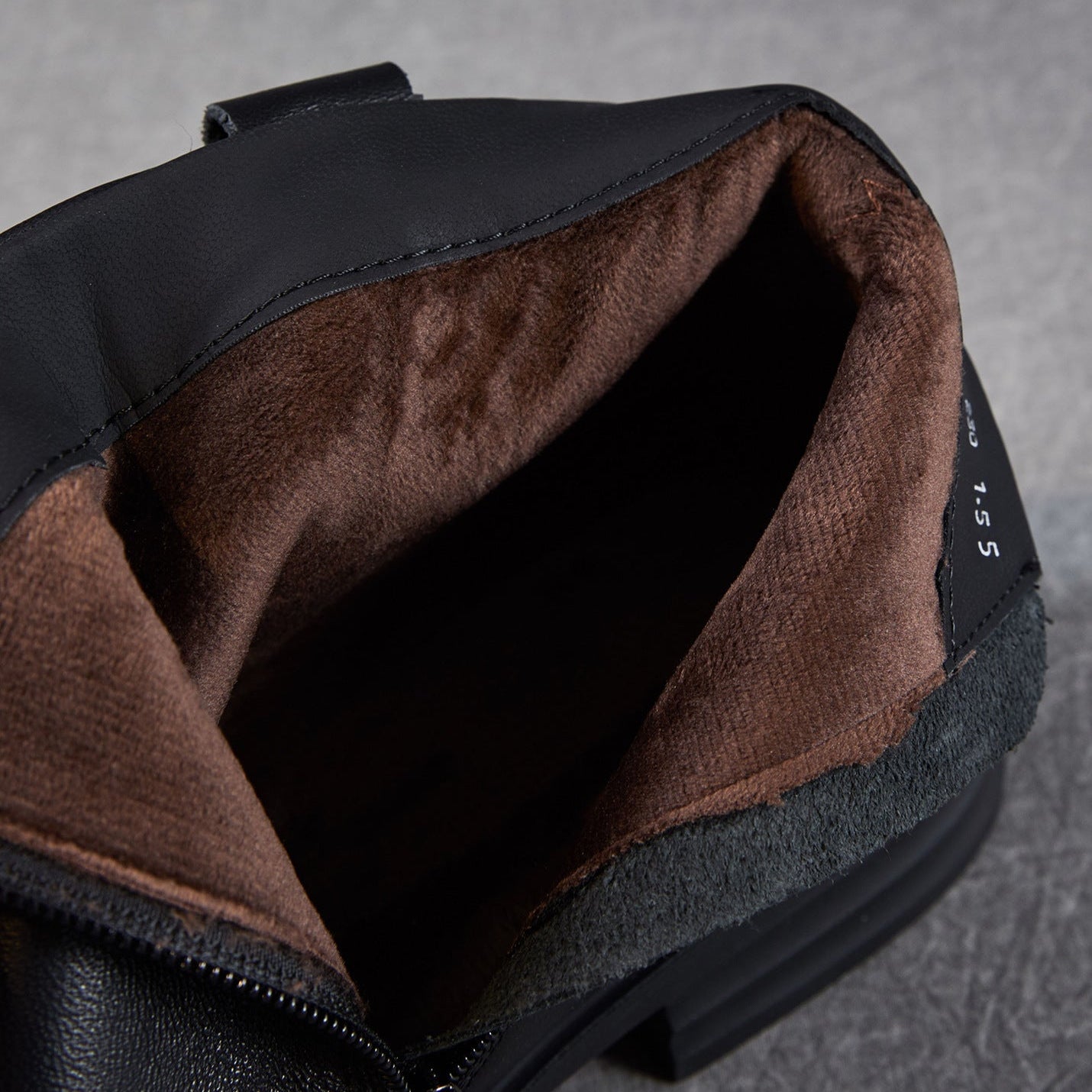 Women's Minimalist Soft Leather Furred Ankle Boots-RAIIFY