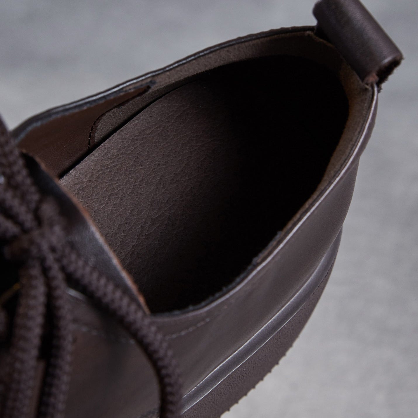 Women's Leather Platform Oxfords Casual Shoes-RAIIFY