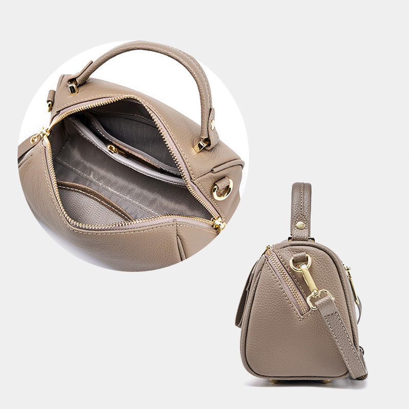 Women Minimalist Casual Leather Purse Shoulder Bag-RAIIFY