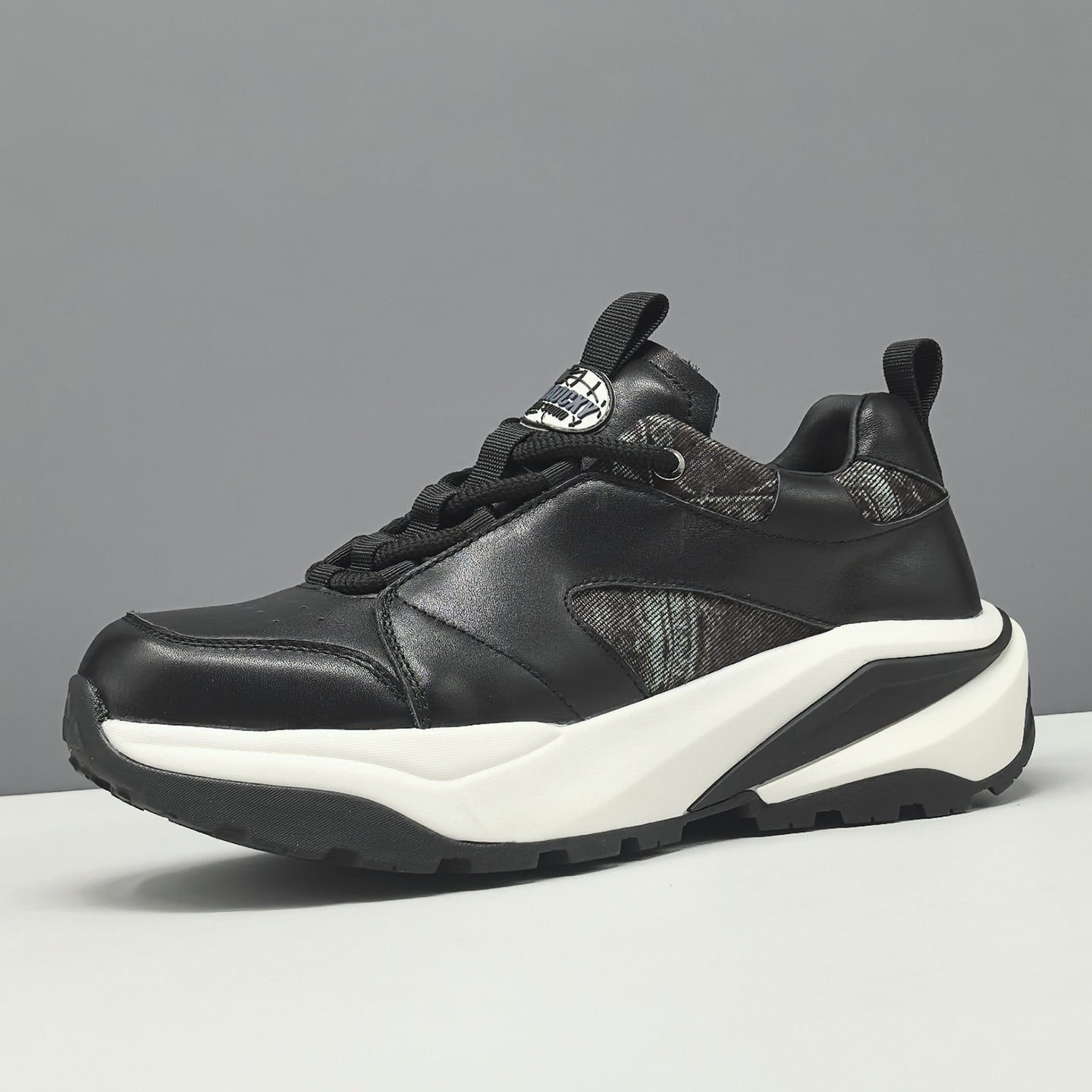Men's Fashion Breathable Leather Casual Sneakers-RAIIFY