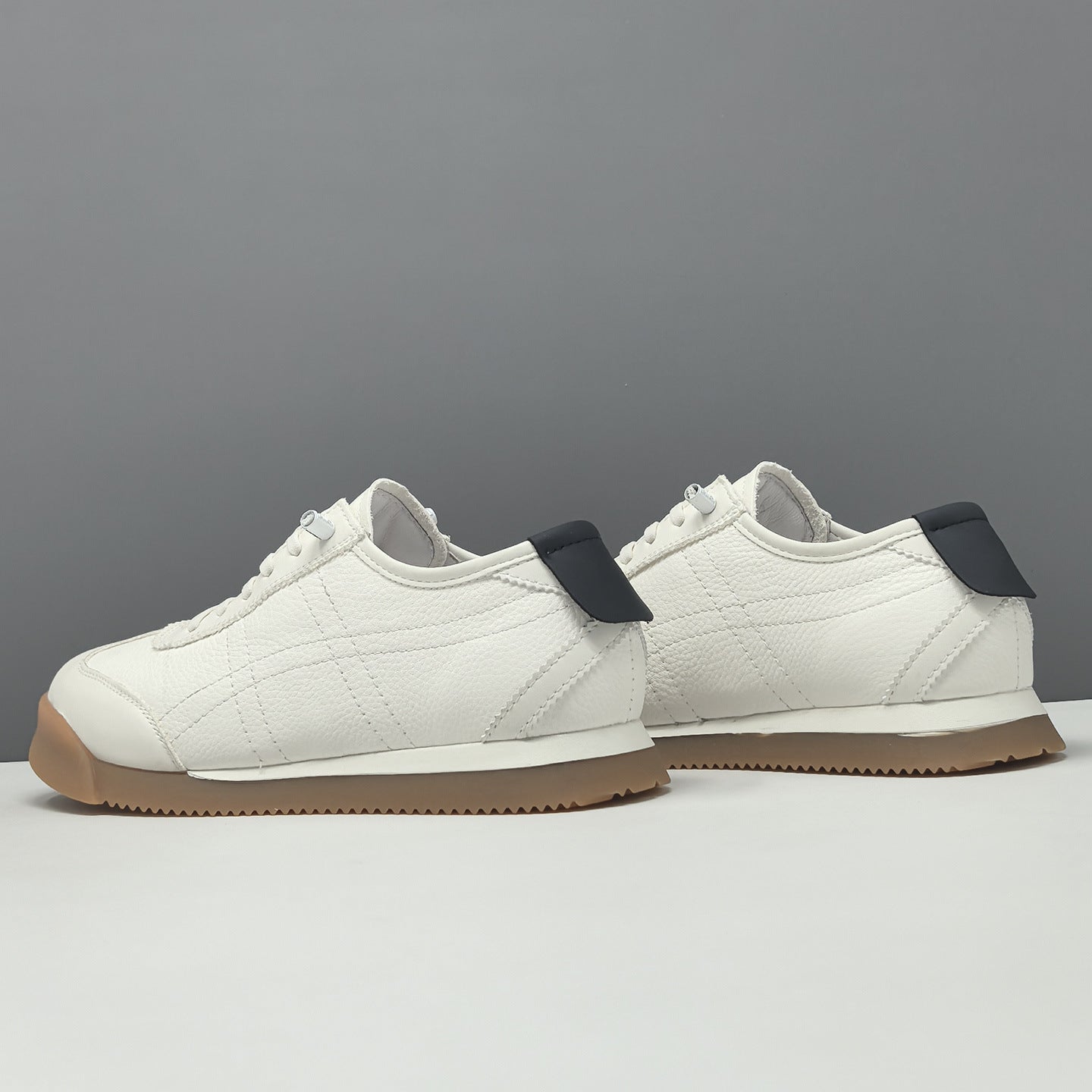 Men's Fashion Quilted Leather Slip-on Casual Shoes-RAIIFY