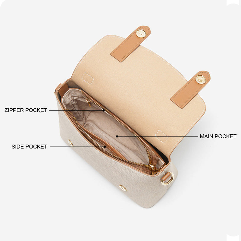 Women’s Fashion Cute Leather Satchel Bag-RAIIFY