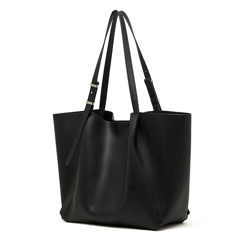 Women’s Genuine Leather Large-Capacity Tote Bag-RAIIFY