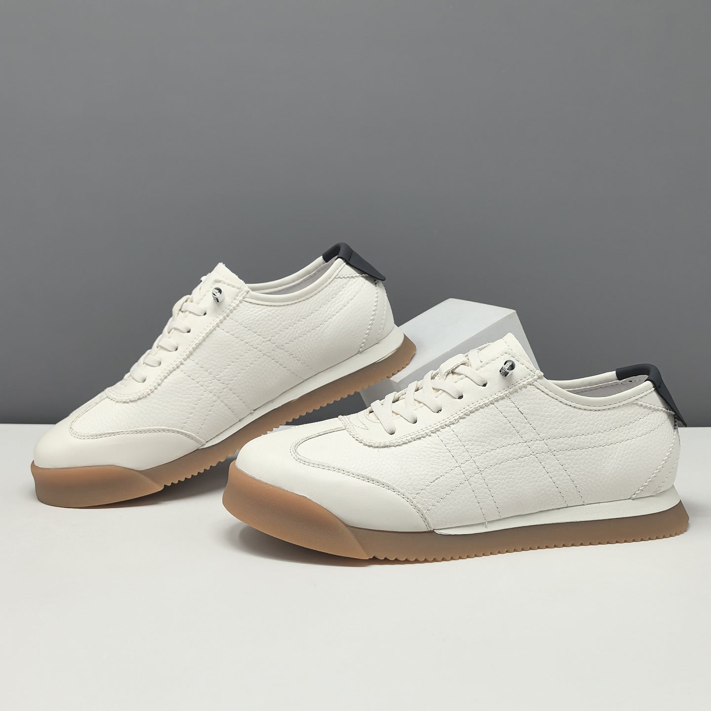 Men's Fashion Quilted Leather Slip-on Casual Shoes-RAIIFY