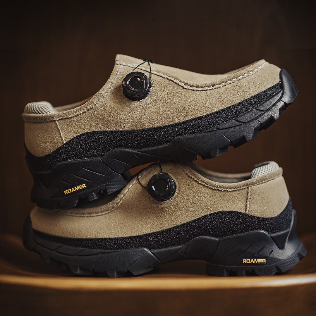 Men's Retro Suede Slip-on Casual Shoes-RAIIFY