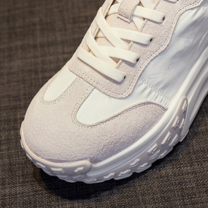 Women's Stylish Suede Canvas Platform Casual Shoes-RAIIFY