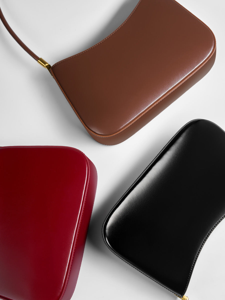 Women Minimalism Fashion Leather Casual Shoulder Bag-RAIIFY