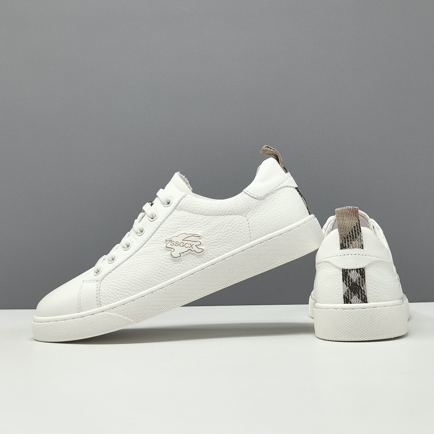 Men's Fashion Leather Flat Slip-on Casual Shoes-RAIIFY