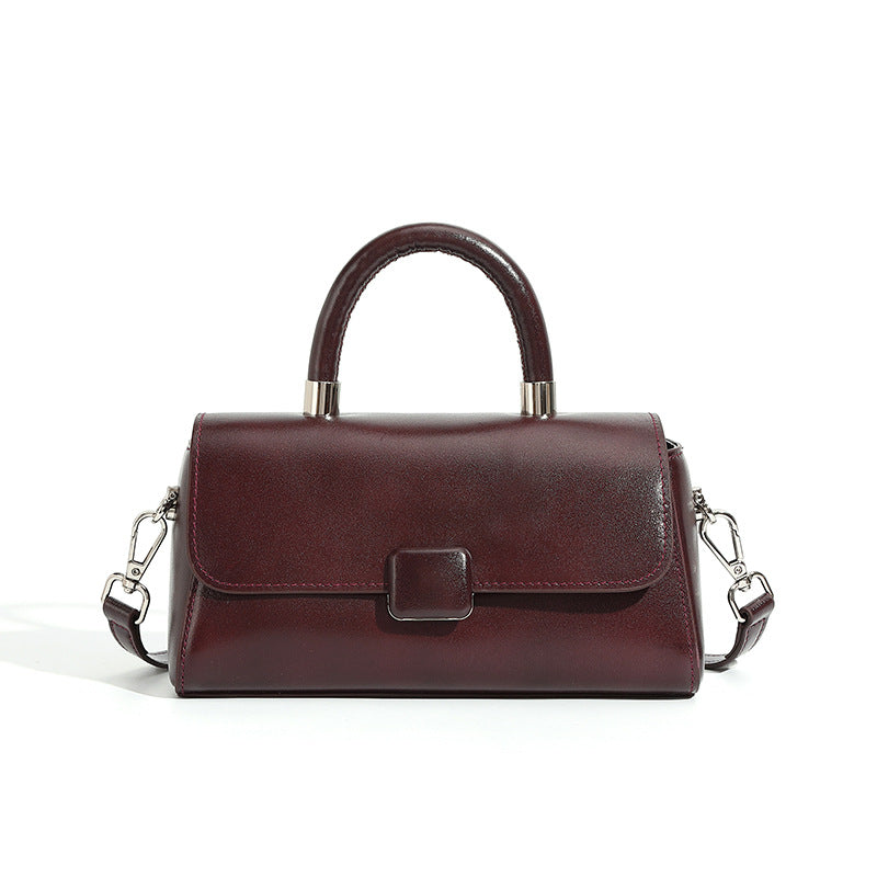 Women's Fashion Genuine Leather Mini Crossbody Bag-RAIIFY