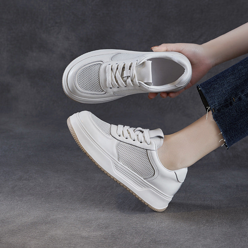 Women Minimalism Fashion Breathable Mesh Flat Sneakers-RAIIFY