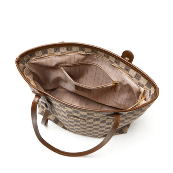 Women's Fashion Casual Checkered Tote Bag-RAIIFY