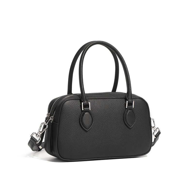 Women's Fashion Leather Mini Boston Bag-RAIIFY