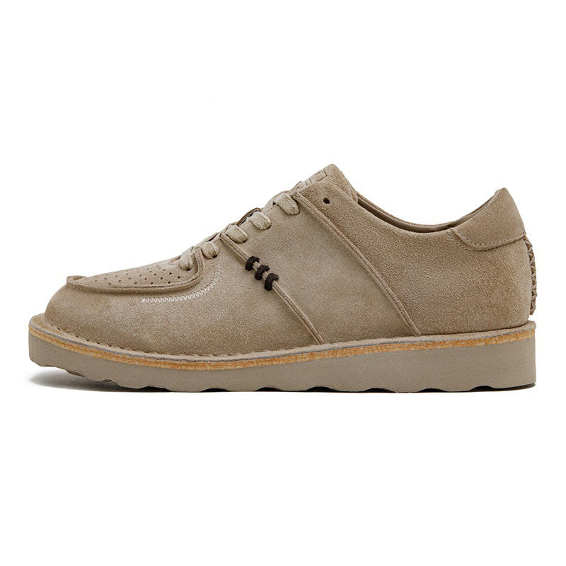 Men's Vintage Breathable Leather Flat Casual Shoes-RAIIFY