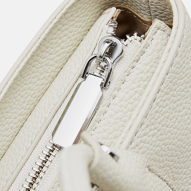 Women's Minimalism Fashion Plain Leather Purse-RAIIFY