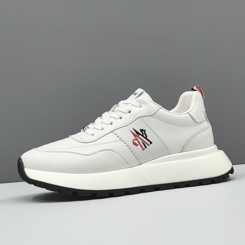 Men Fashion Quilted Leather Casual Shoes-RAIIFY