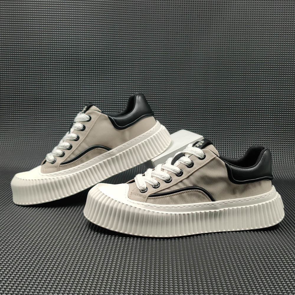 Men Fashion Breathable Canvas Flat Casual Sneakers-RAIIFY