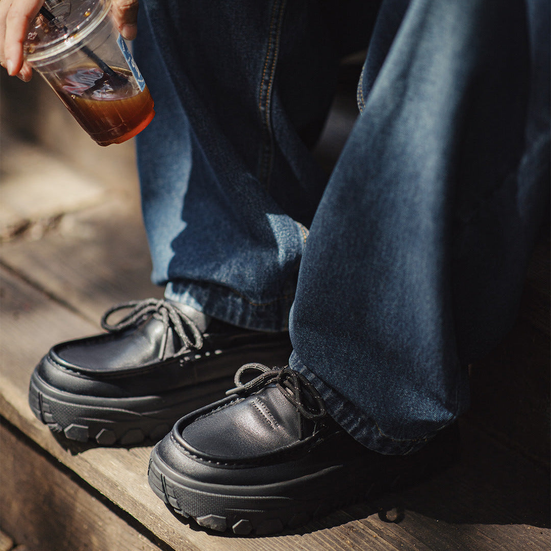 Men's Minimalist Chunky Platform Casual Shoes-RAIIFY