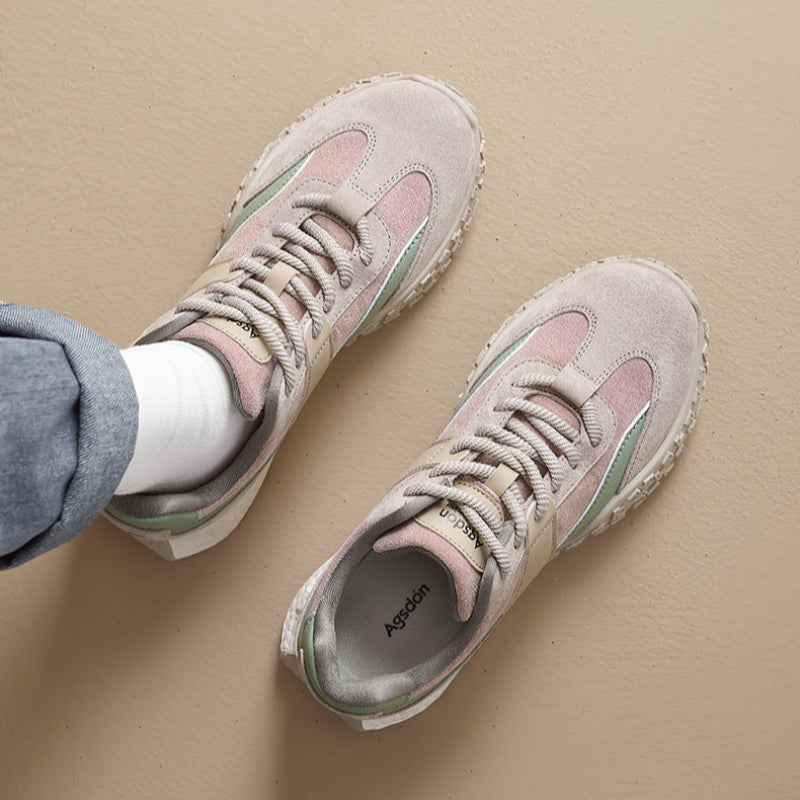 Women's Fashion Color Matching Platform Sneakers-RAIIFY