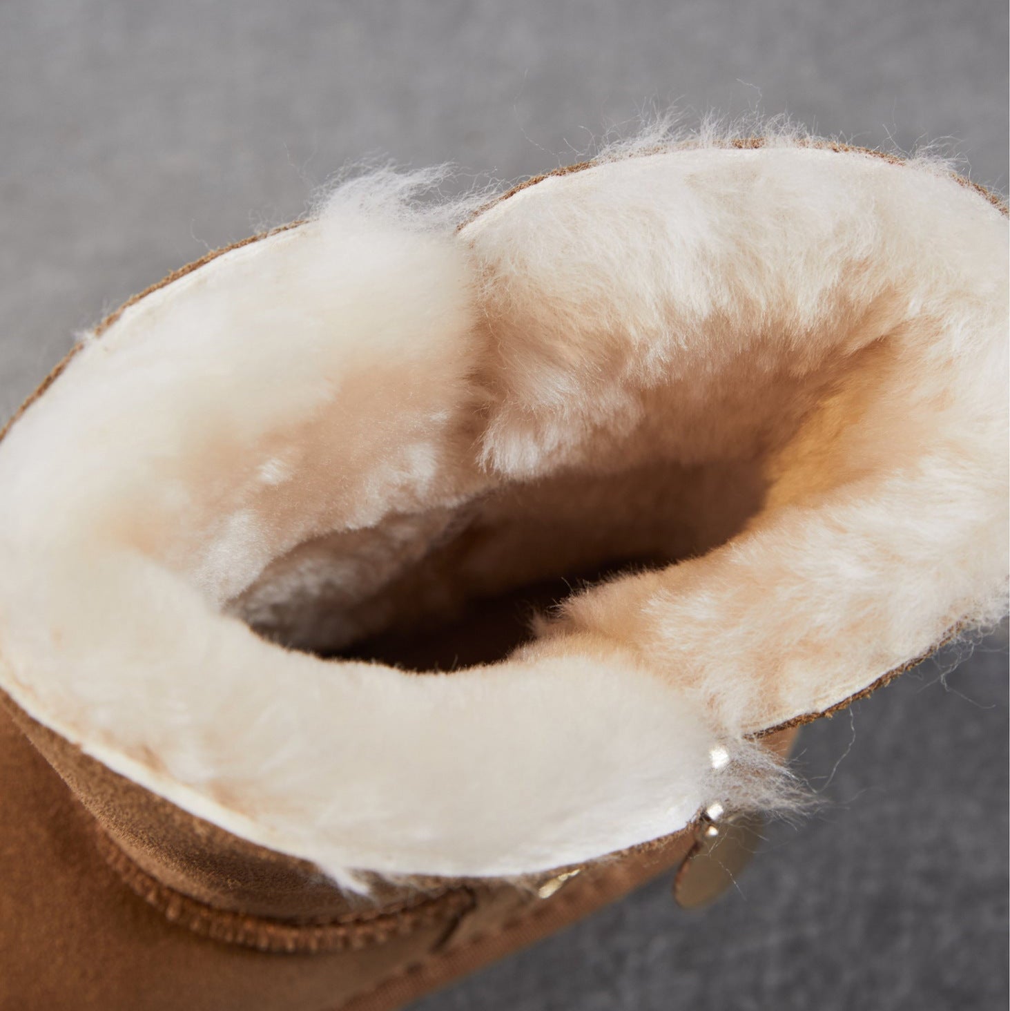 Women's Minimalist Suede Furred Snow Boots-RAIIFY
