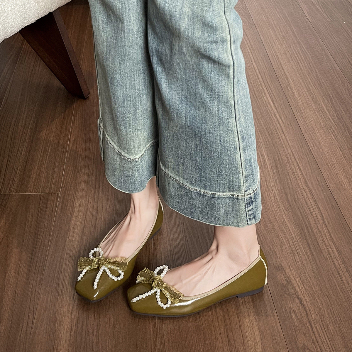 Women's Fashion Bowknot Soft Low Top Casual Flats-RAIIFY