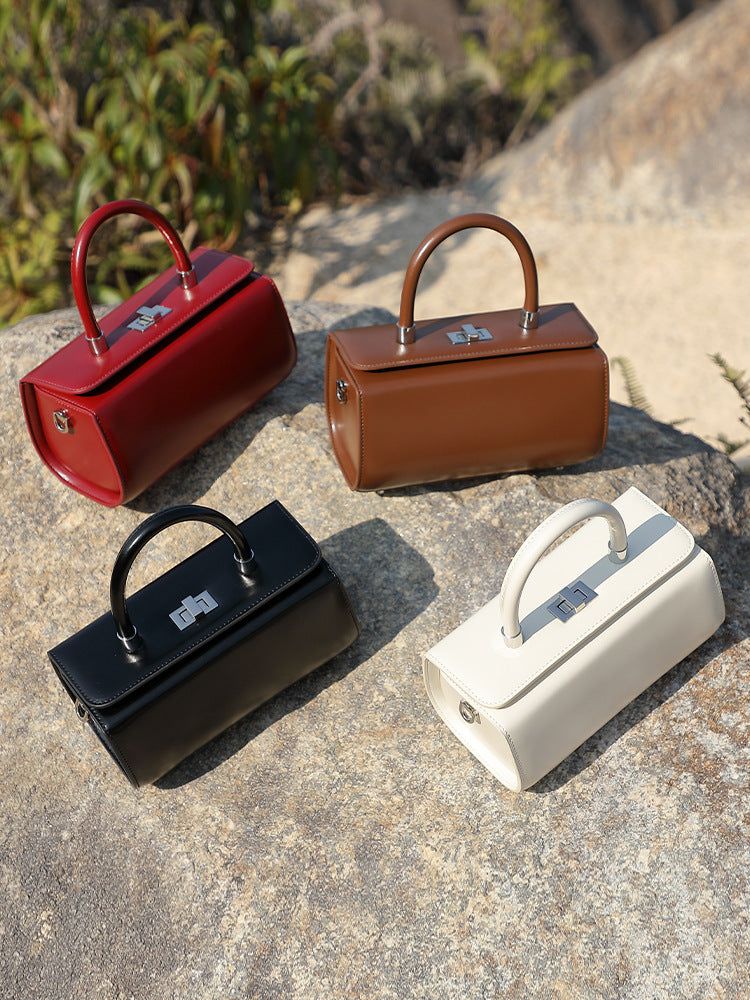 Women Minimalism Fashion Cowhide Casual Square Purse-RAIIFY
