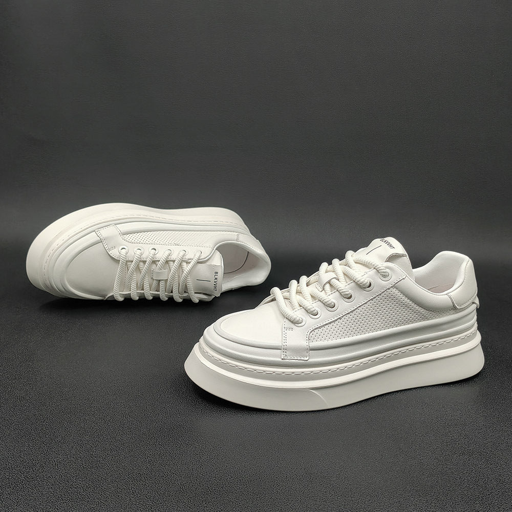 Men Minimalist Breathable Leather Fashion Casual Sneakers-RAIIFY