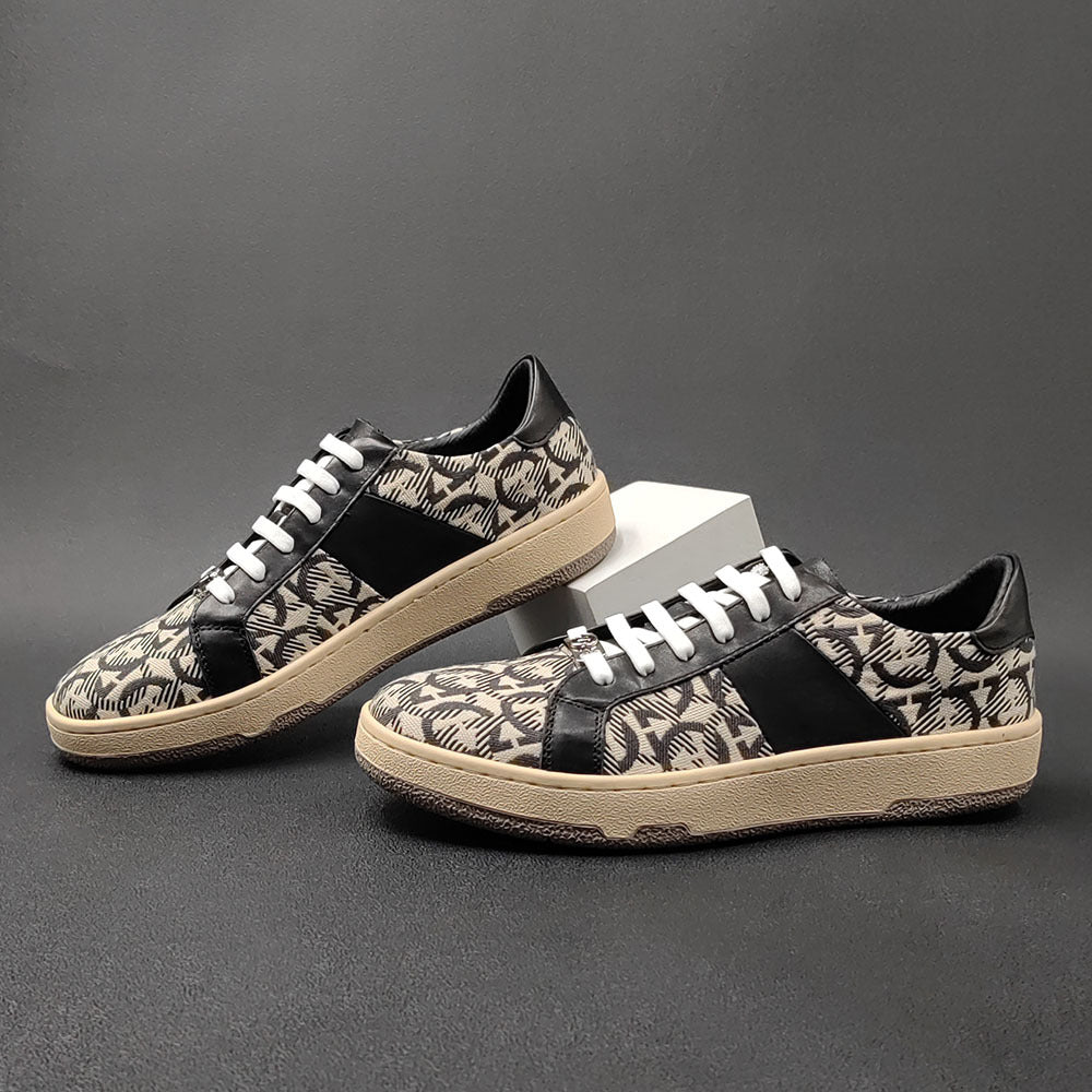 Men Fashion Patchwork Stylish Flat Casual Shoes-RAIIFY