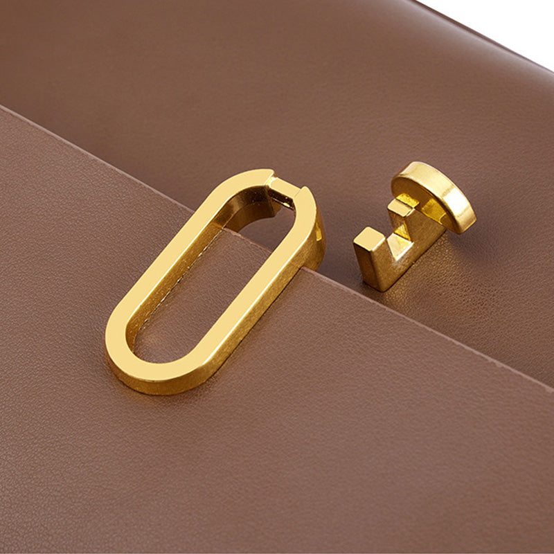 Bolso bandolera minimalista de piel lisa para mujer