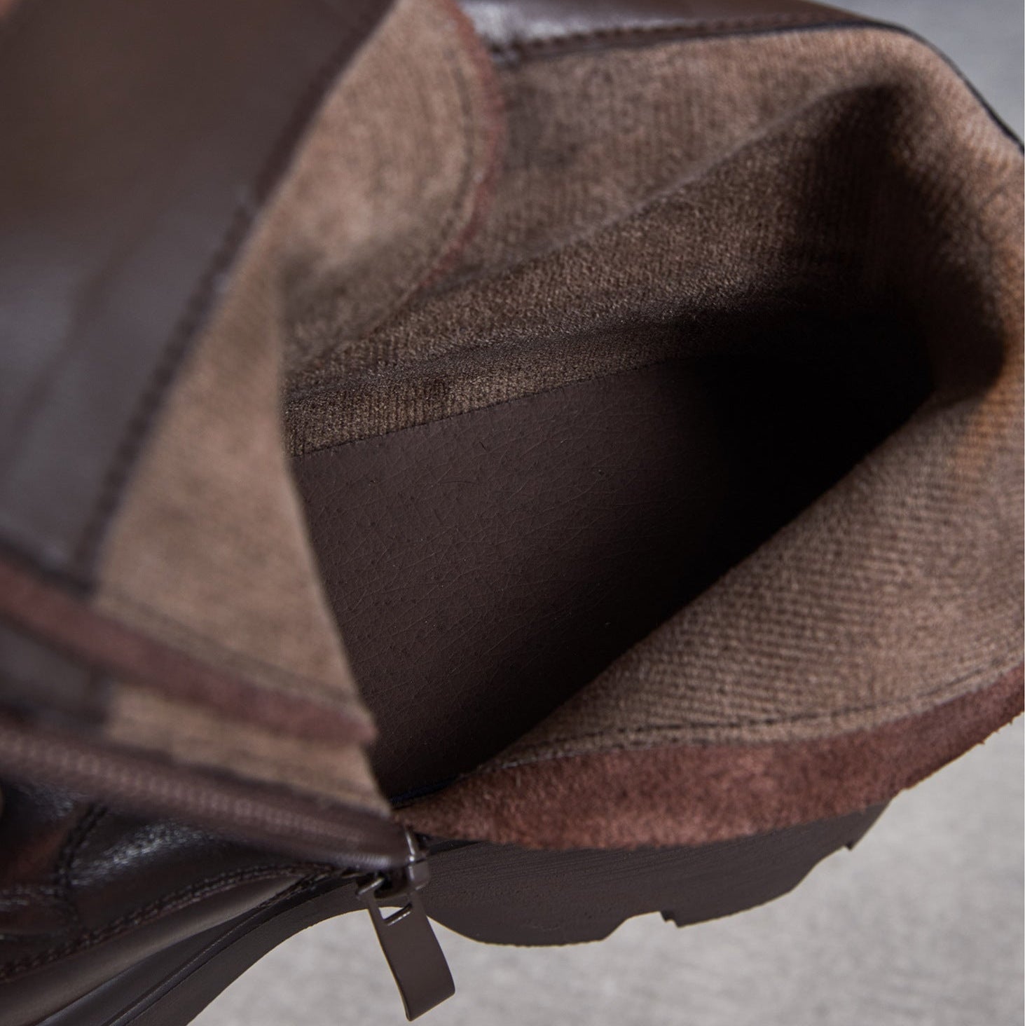 Women's Vintage Classic Leather Platform Boots-RAIIFY