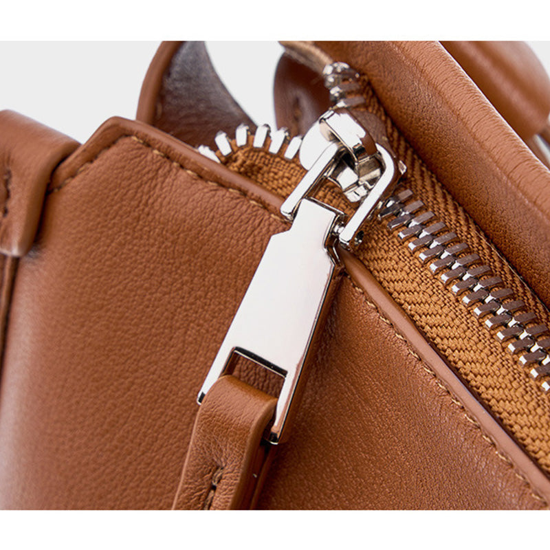 Women Minimalist Fashion Soft Leather Tote Bag-RAIIFY