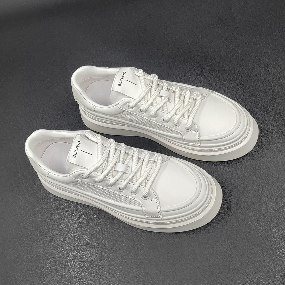 Men Minimalist Breathable Leather Fashion Casual Sneakers-RAIIFY